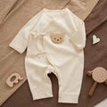 100% Organic Cotton Teddy Bear Baby Romper