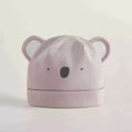 100% Organic Cotton Dusty Pink Koala Ear Baby Beanie